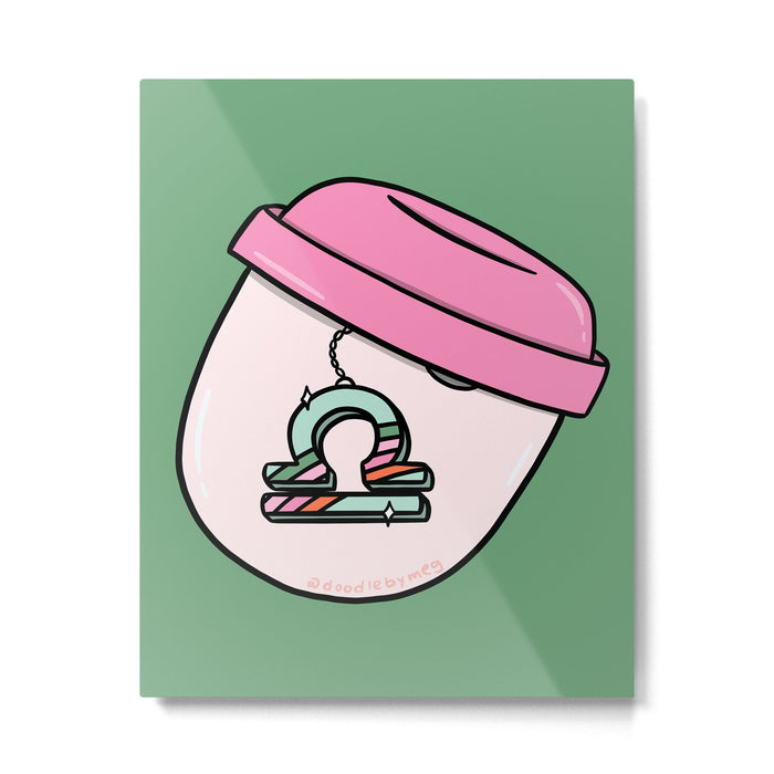 Libra Keychain Metal Print Gallery Image 1