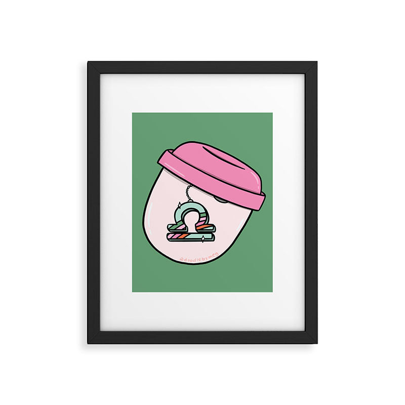 Libra Keychain Framed Art Print Gallery Image 6
