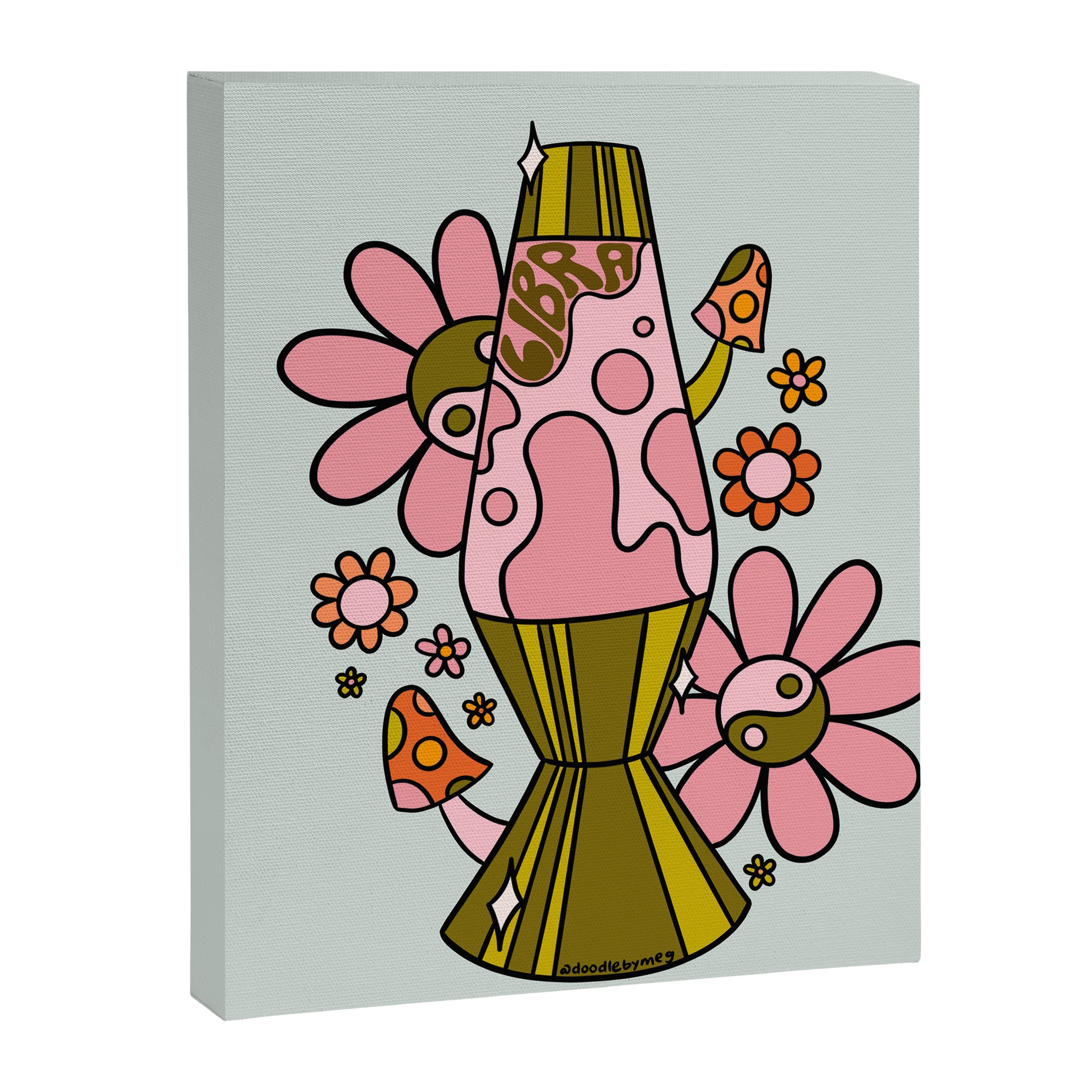 Libra Lava Lamp Canvas Print Gallery Image 8