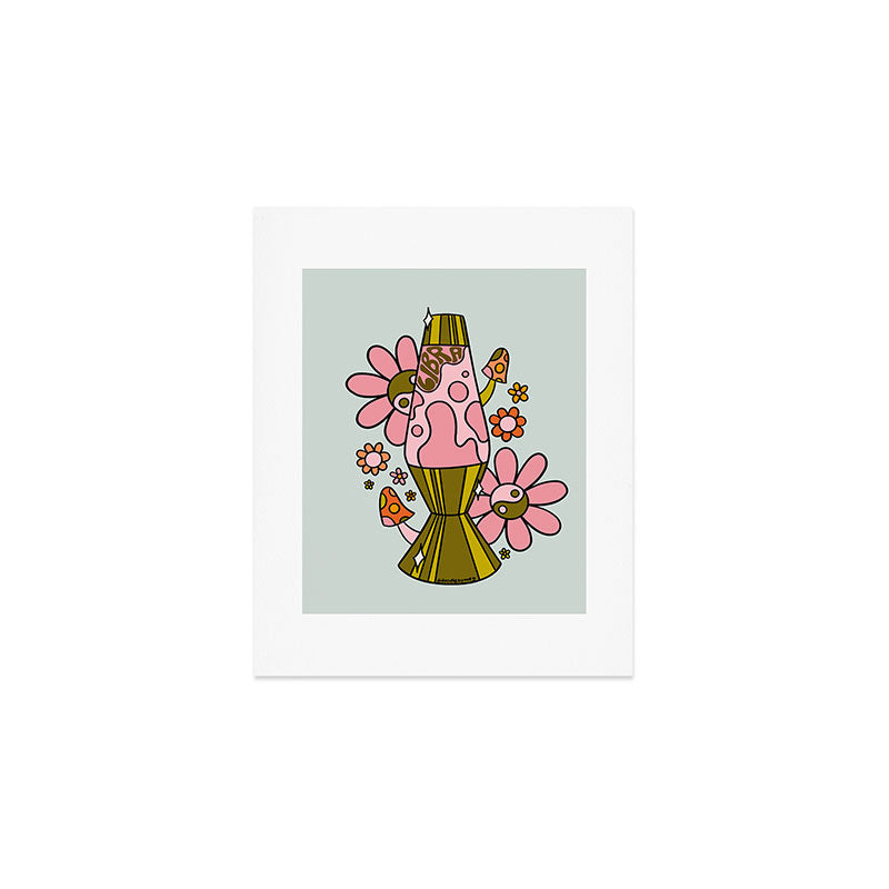 Libra Lava Lamp Art Print Gallery Image 1