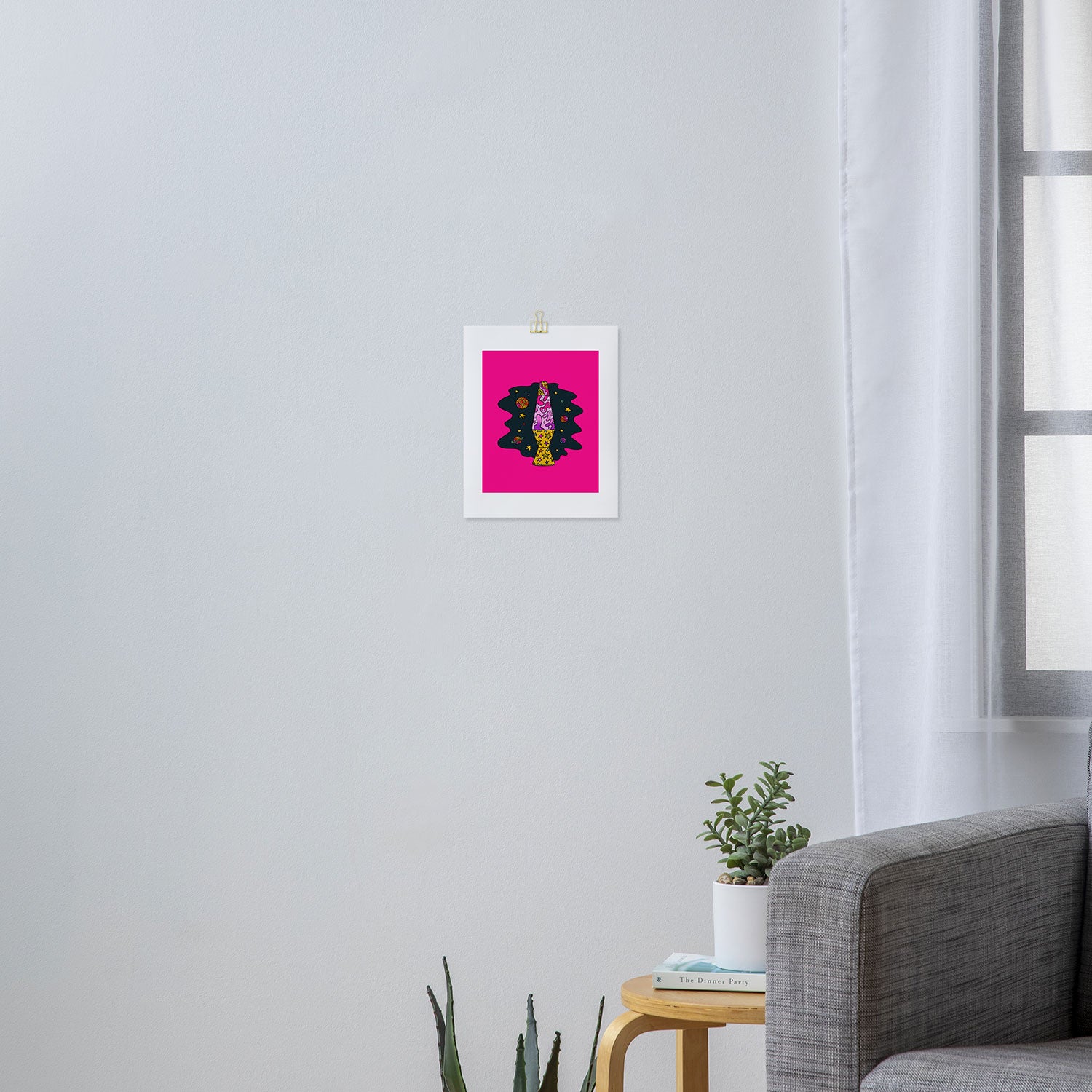 Libra Lava Lamp Art Print Gallery Image 3