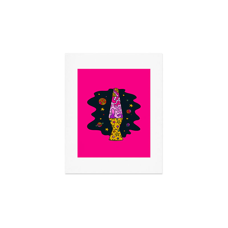 Libra Lava Lamp Art Print Gallery Image 1