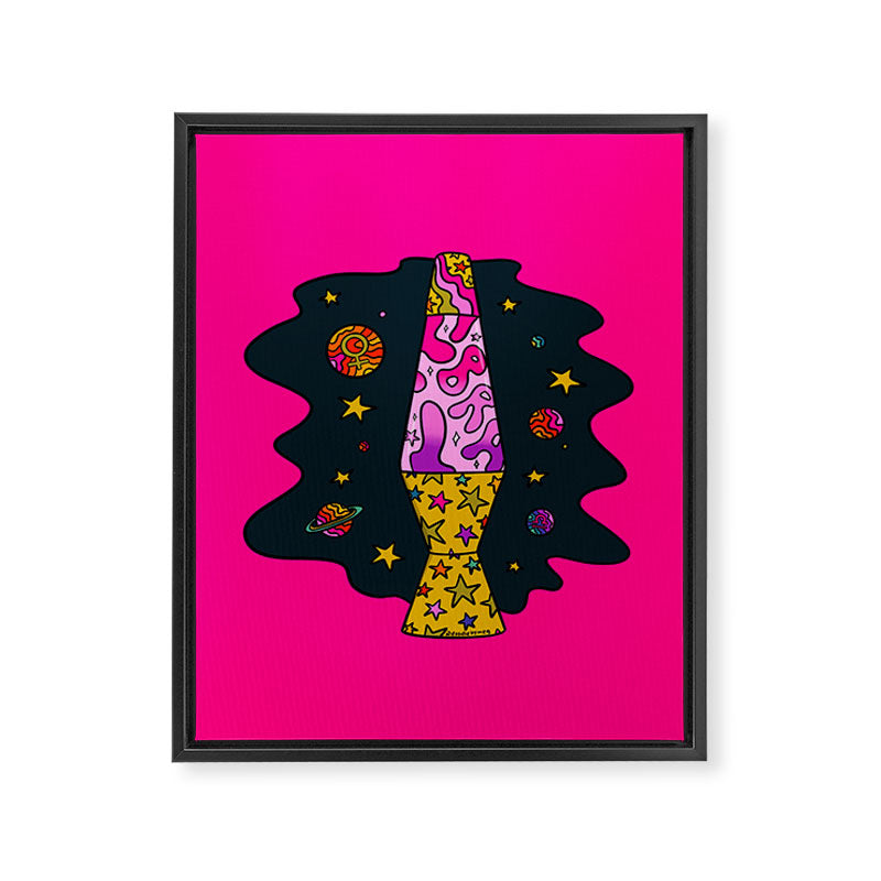 Libra Lava Lamp Framed Canvas Print Gallery Image 8