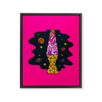 Libra Lava Lamp Framed Canvas Print Gallery Image 8