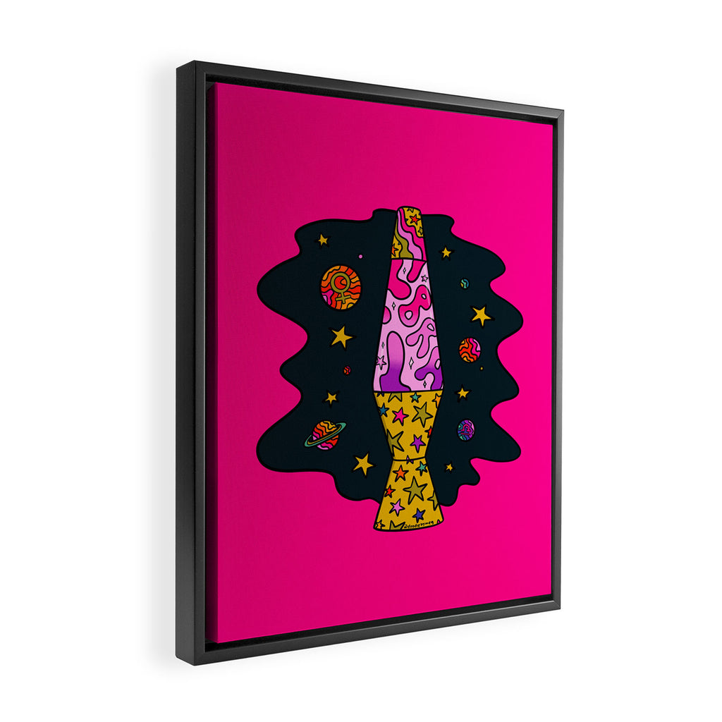 Libra Lava Lamp Framed Canvas Print Gallery Image 2