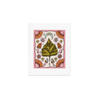 Libra Leaf Art Print Gallery Image 1