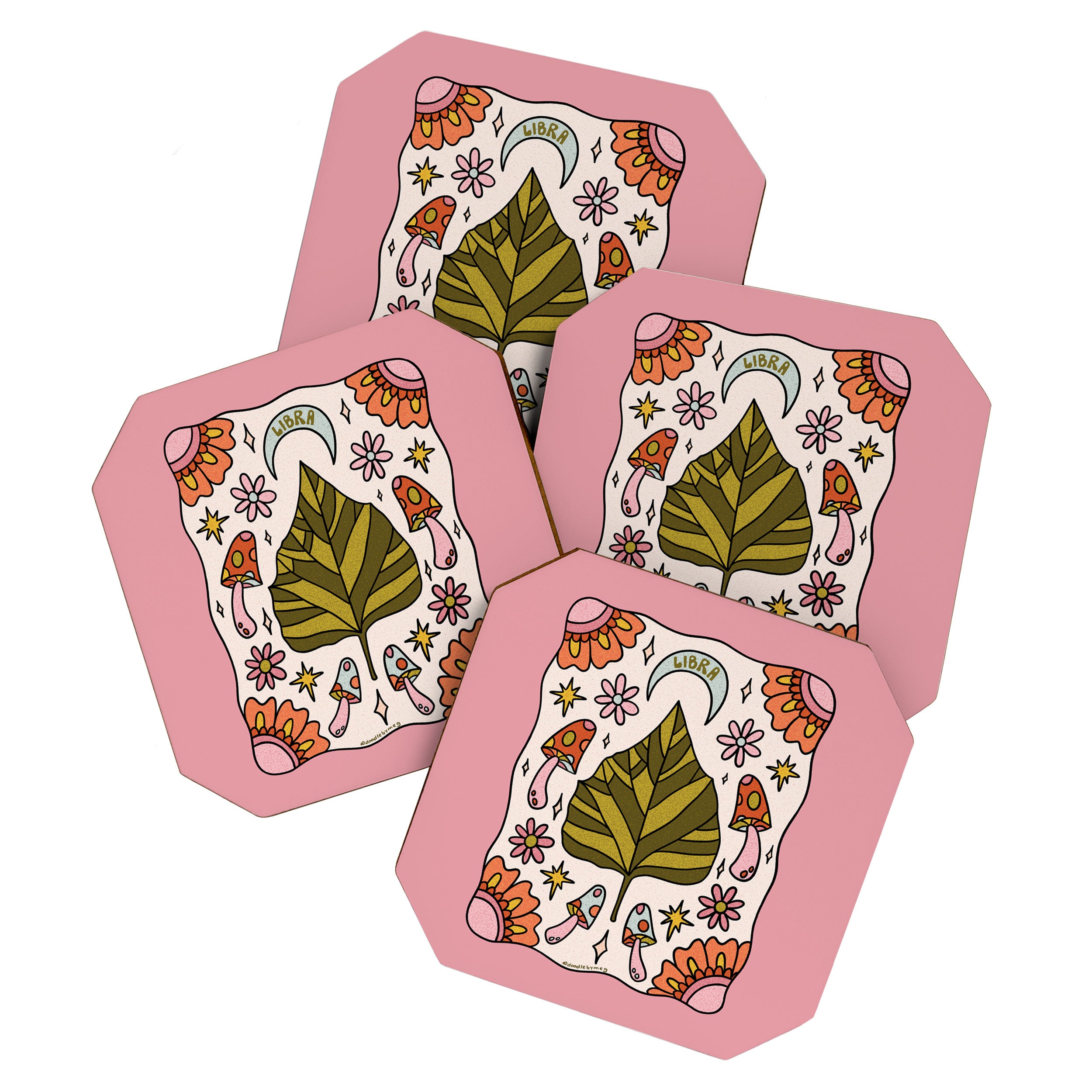 Libra Leaf Coaster Gallery Image 1