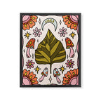 Libra Leaf Framed Canvas Print Gallery Image 8