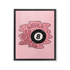Libra Magic 8 Ball Framed Canvas Print Gallery Image 8