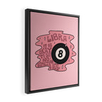 Libra Magic 8 Ball Framed Canvas Print Gallery Image 2