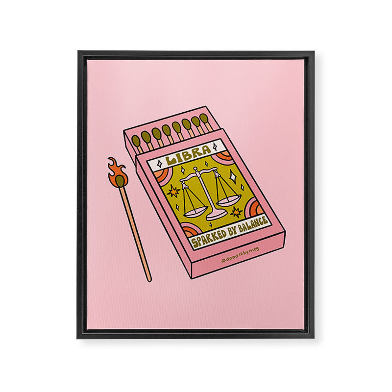 Libra Matchbox Framed Canvas Print Gallery Image 8