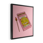 Libra Matchbox Framed Canvas Print Gallery Image 2