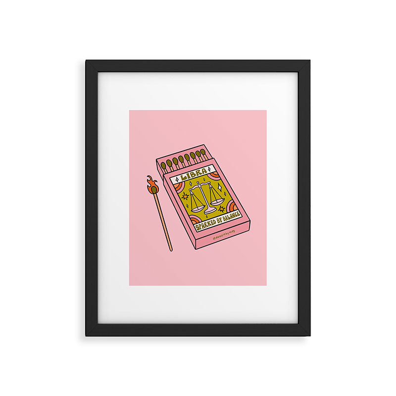 Libra Matchbox Framed Art Print Gallery Image 6