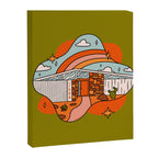 Libra Mid Century House Canvas Print Gallery Image 8