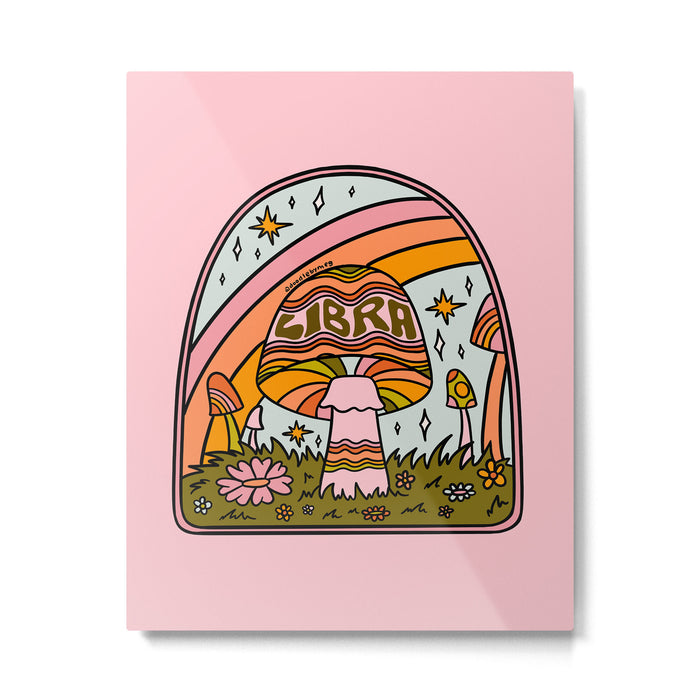 Libra Mushroom Metal Print Gallery Image 1