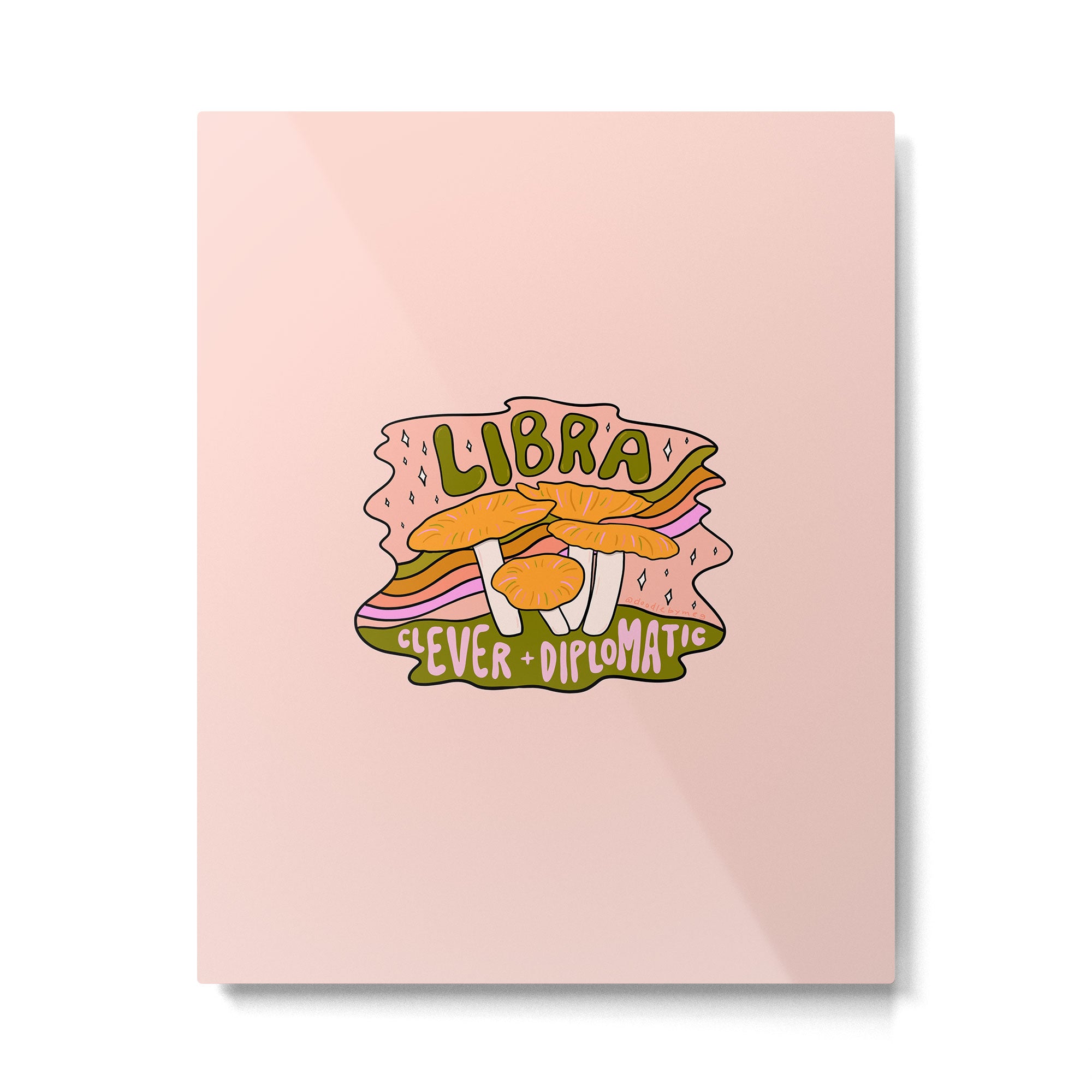 Libra Mushroom Metal Print Gallery Image 6
