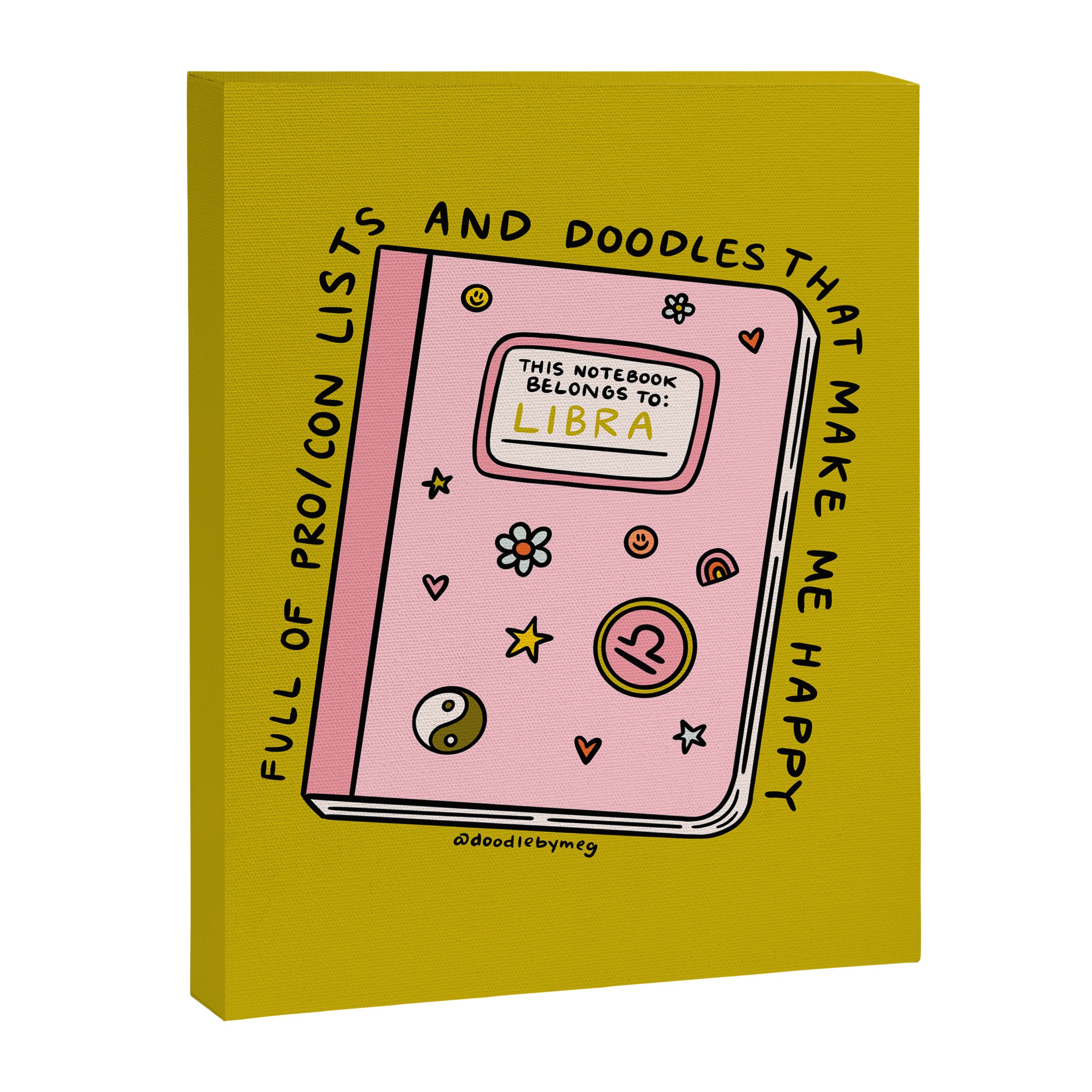 Libra Notebook Canvas Print Gallery Image 8