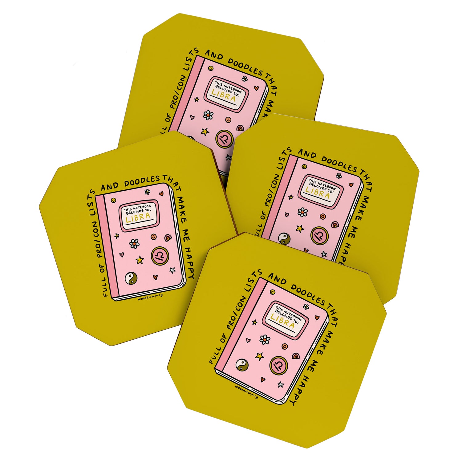 Libra Notebook Coaster Gallery Image 1