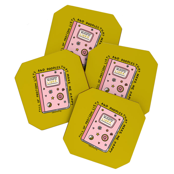 Libra Notebook Coaster Gallery Image 1