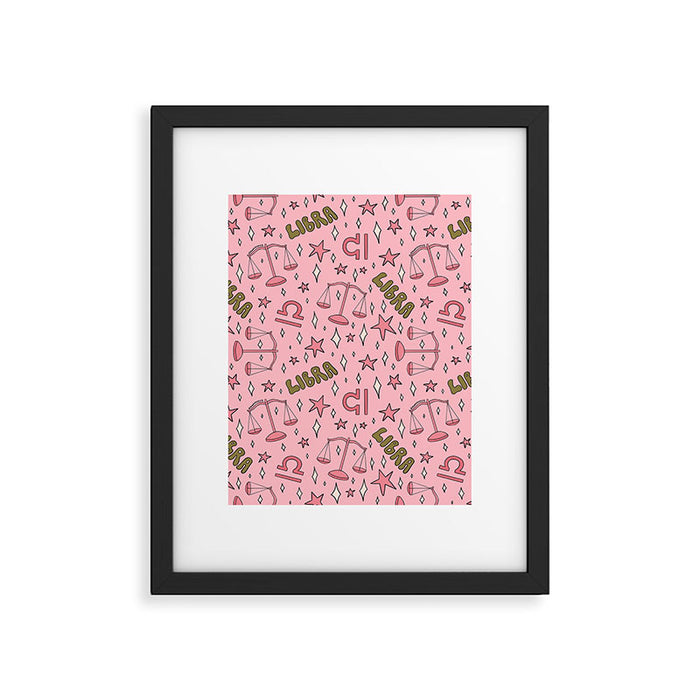 Libra Print Framed Art Print Gallery Image 1