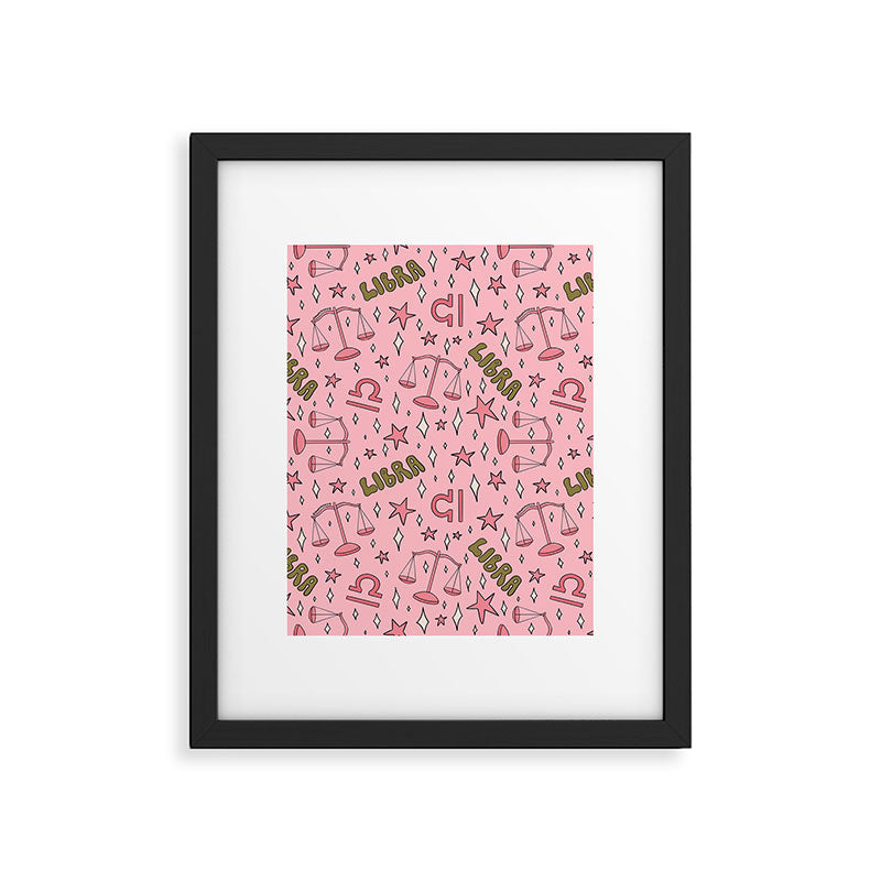 Libra Print Framed Art Print Gallery Image 6
