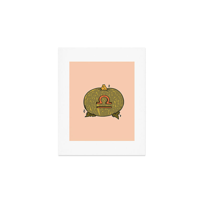 Libra Pumpkin Art Print Gallery Image 1