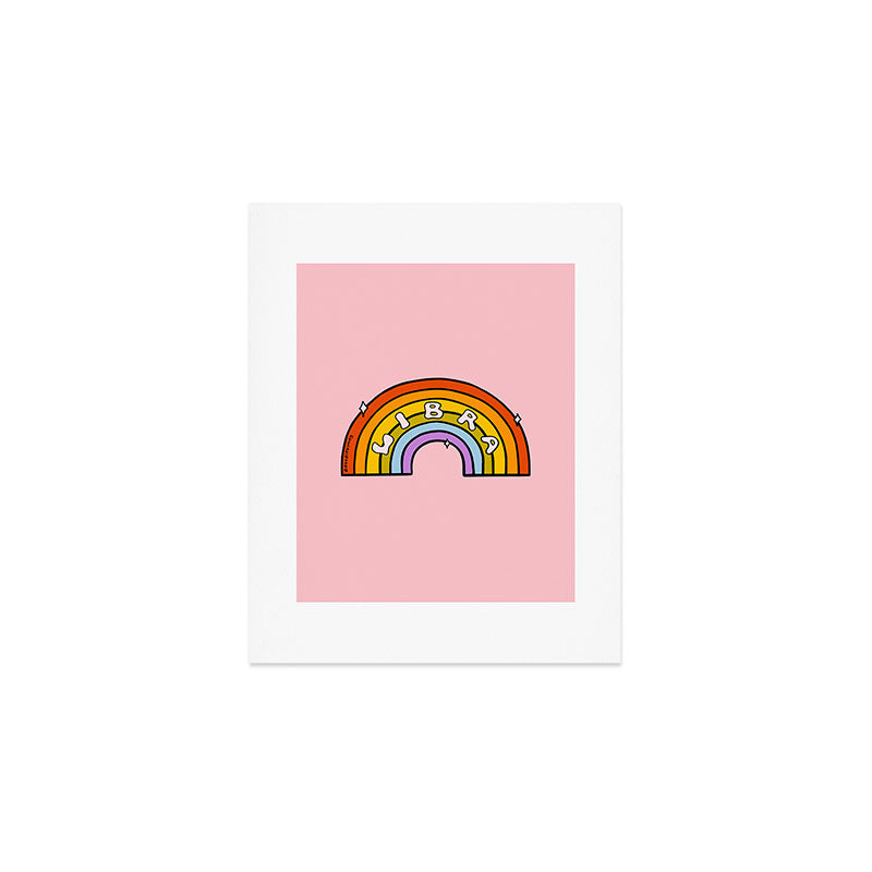 Libra Rainbow Art Print Gallery Image 1