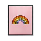 Libra Rainbow Framed Canvas Print Gallery Image 8