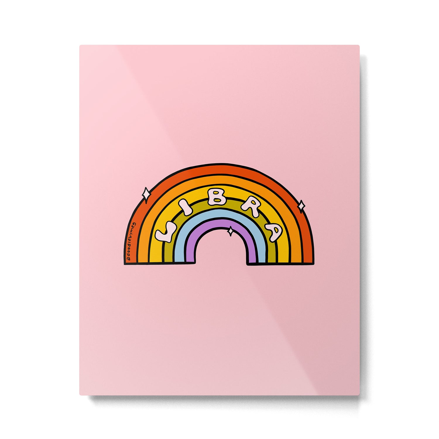 Libra Rainbow Metal Print Gallery Image 6