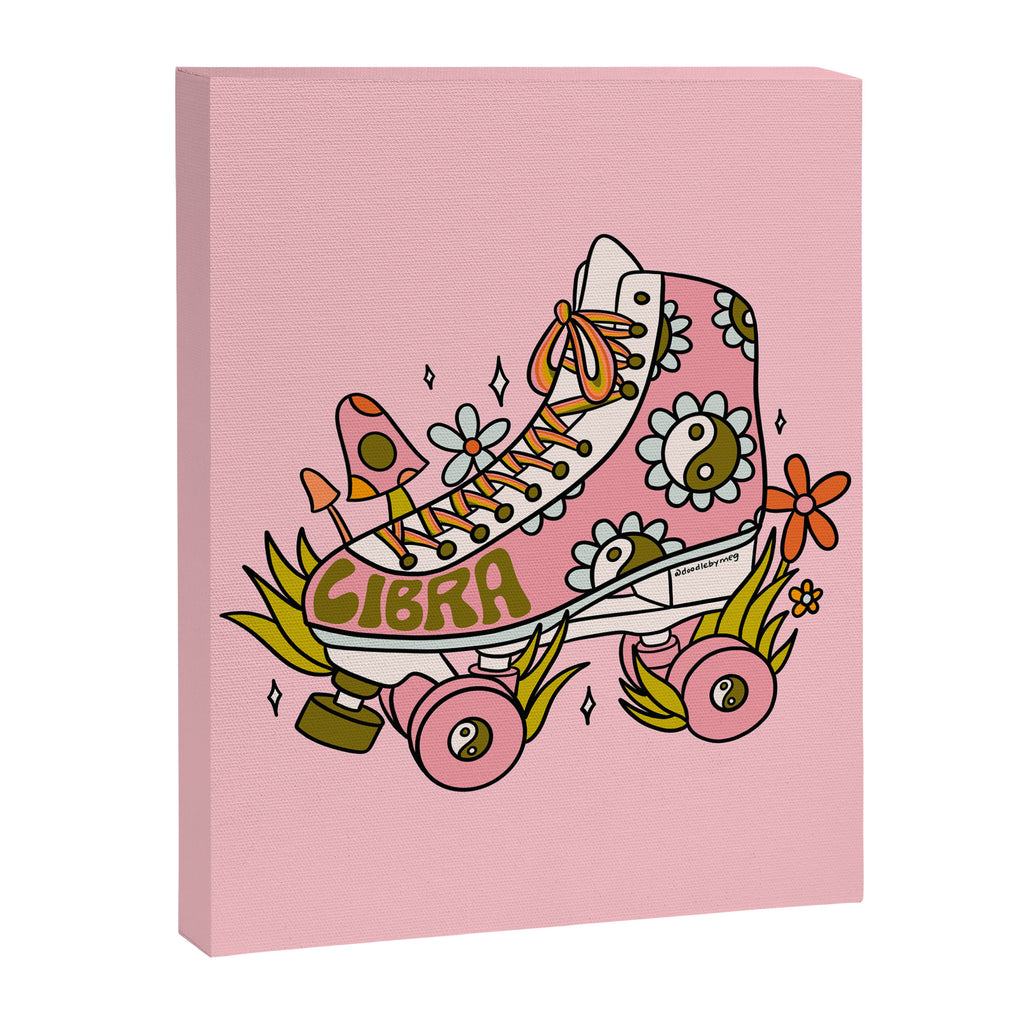 Libra Roller Skate Canvas Print Gallery Image 8