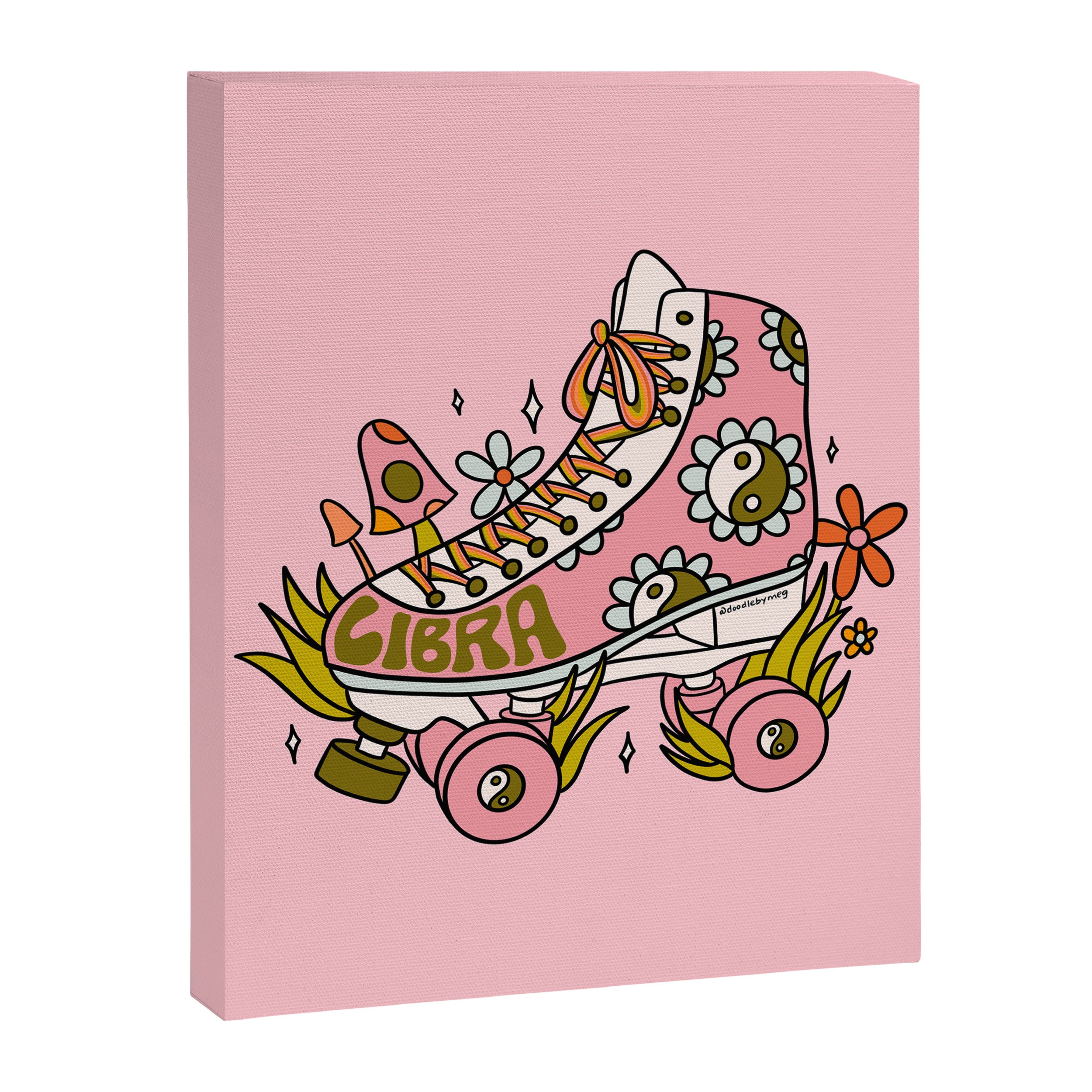 Libra Roller Skate Canvas Print Gallery Image 8