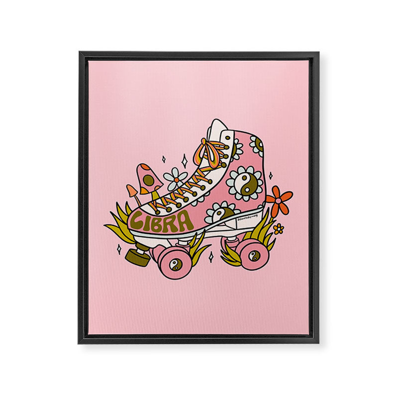 Libra Roller Skate Framed Canvas Print Gallery Image 8
