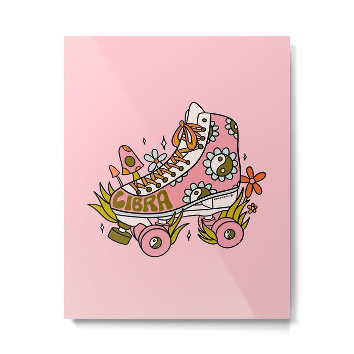 Libra Roller Skate Metal Print Gallery Image 1