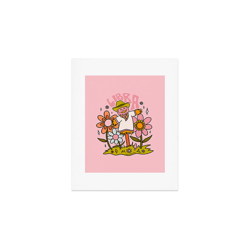 Libra Scarecrow Art Print Gallery Image 1