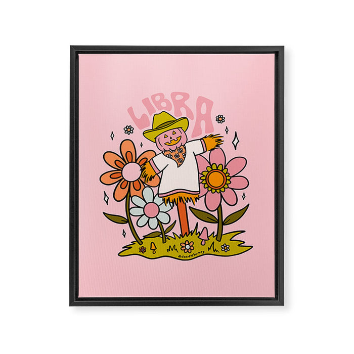 Libra Scarecrow Framed Canvas Print Gallery Image 1