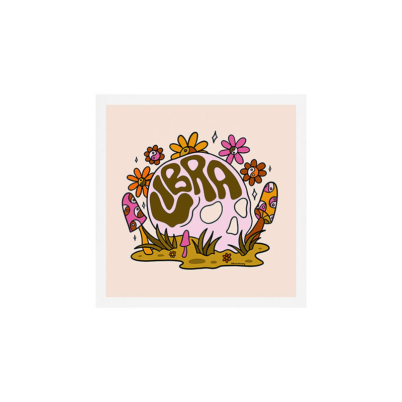 Libra Skull Art Print Gallery Image 1