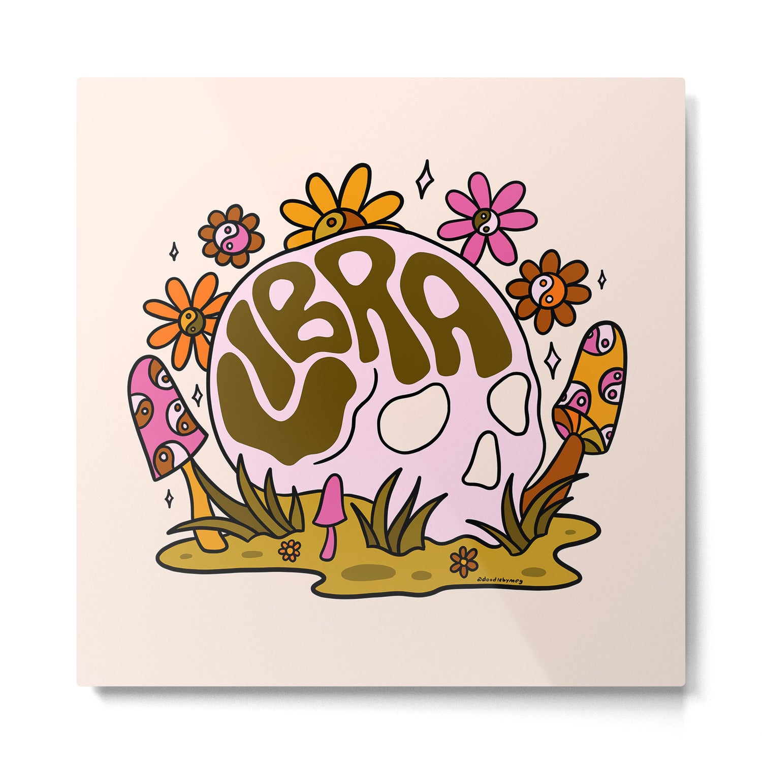 Libra Skull Metal Print Gallery Image 2