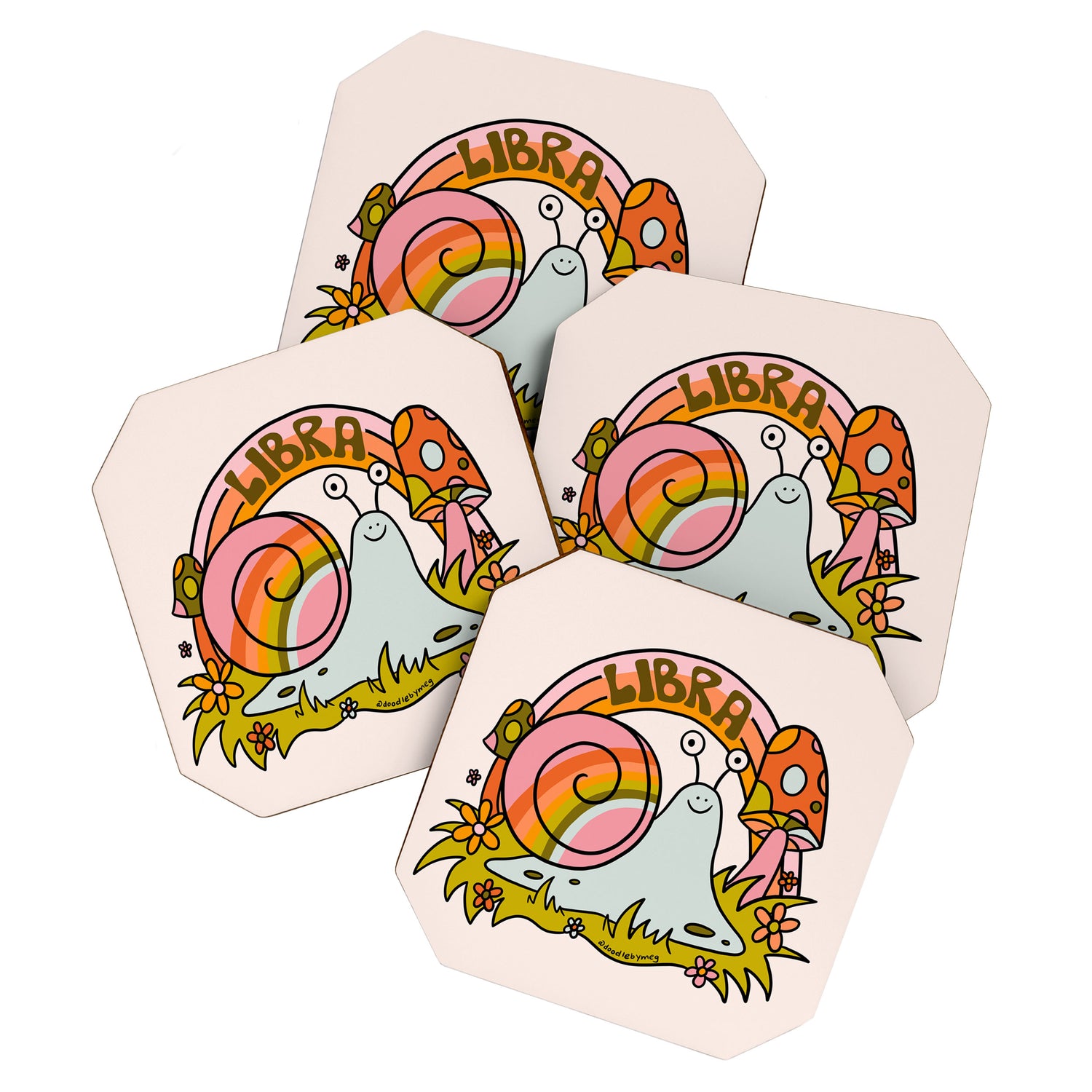 Libra Snail Coaster Gallery Image 1