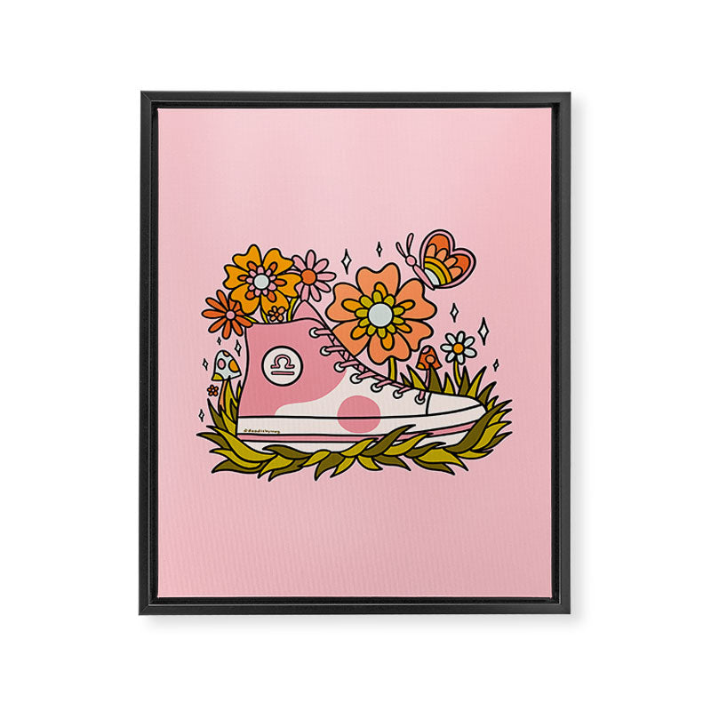 Libra Sneaker Framed Canvas Print Gallery Image 8