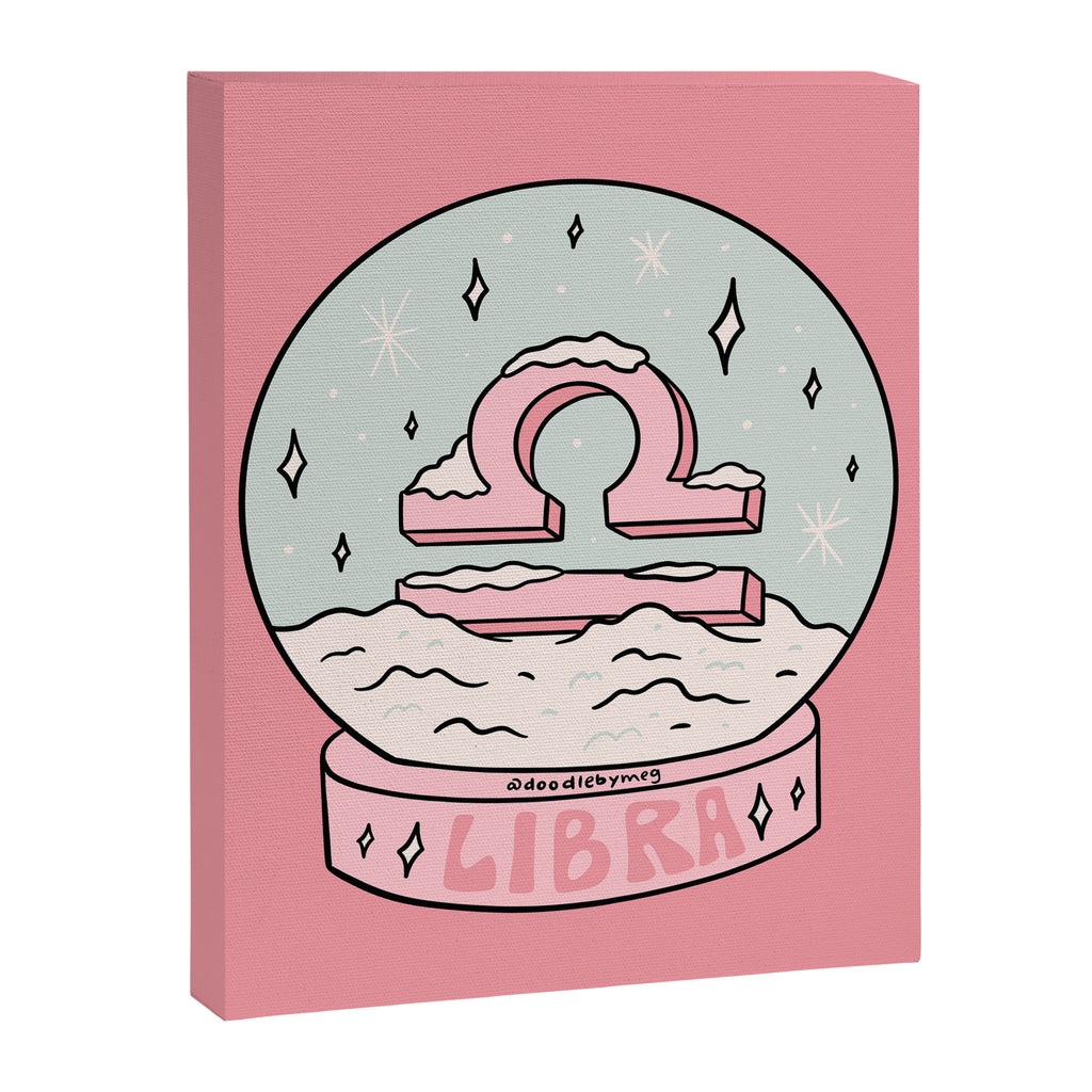 Libra Snow Globe Canvas Print Gallery Image 8