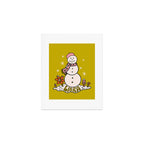 Libra Snowman Art Print Gallery Image 1