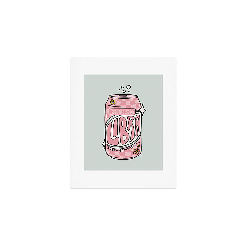 Libra Soda Art Print Gallery Image 1