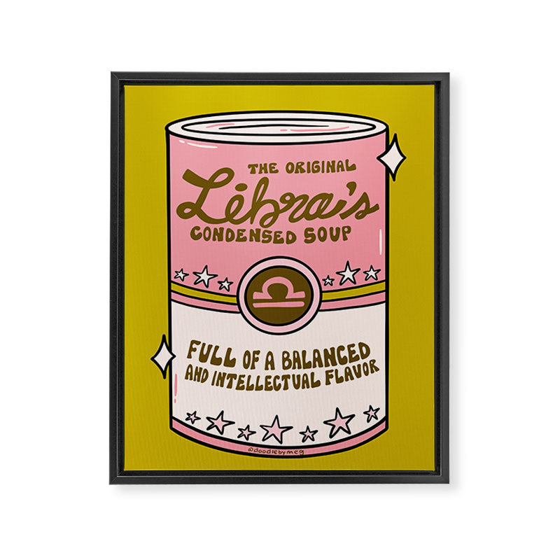 Libra Soup Framed Canvas Print Gallery Image 8