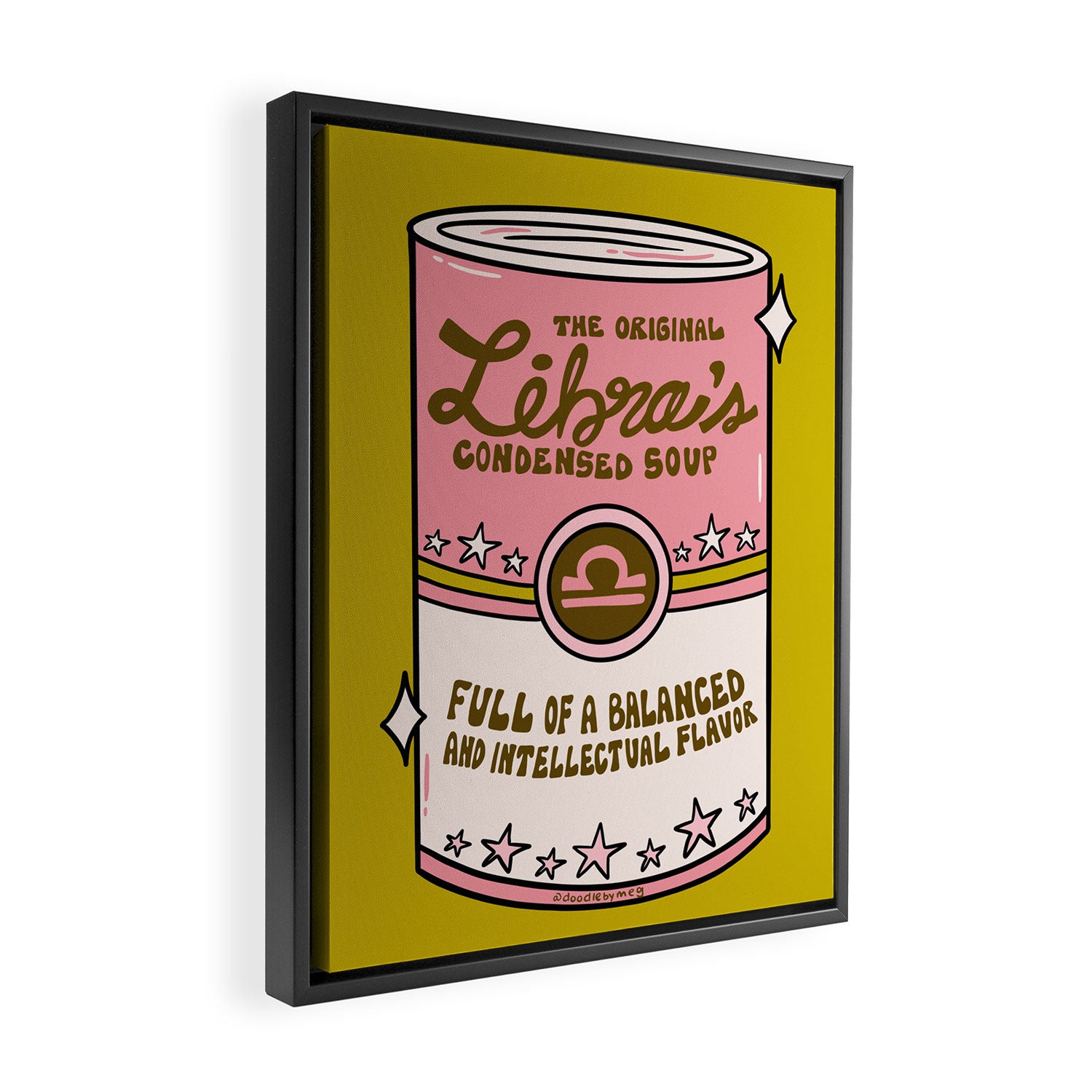 Libra Soup Framed Canvas Print Gallery Image 2