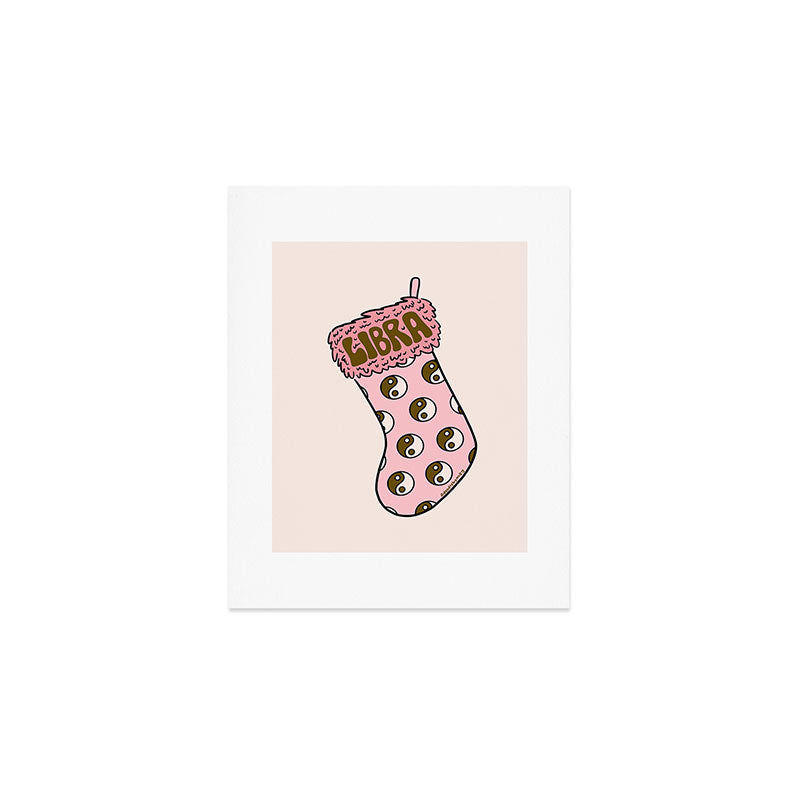 Libra Stocking Art Print Gallery Image 1