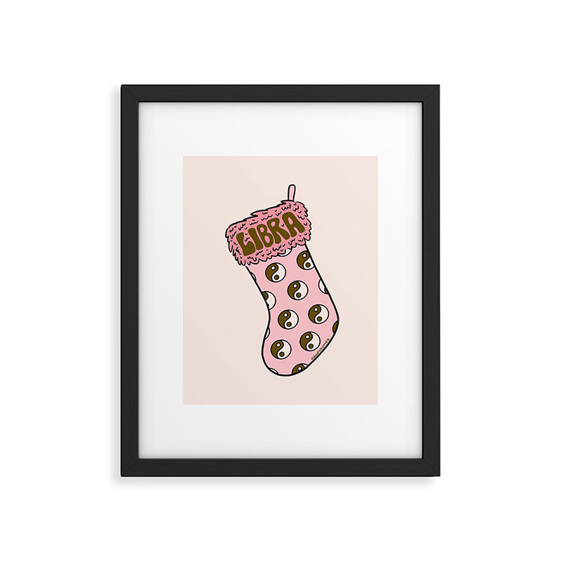Libra Stocking Framed Art Print Gallery Image 6