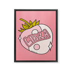 Libra Strawberry Framed Canvas Print Gallery Image 8