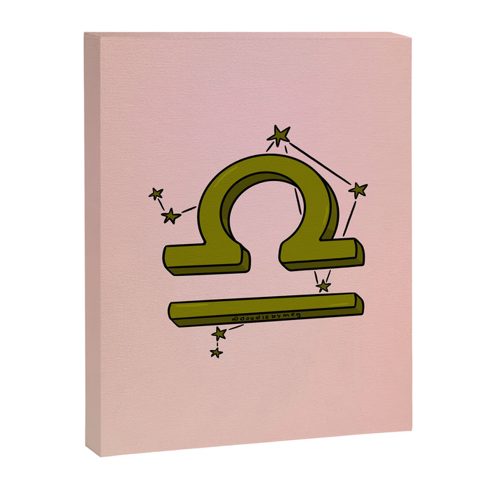 Libra Symbol Canvas Print Gallery Image 1