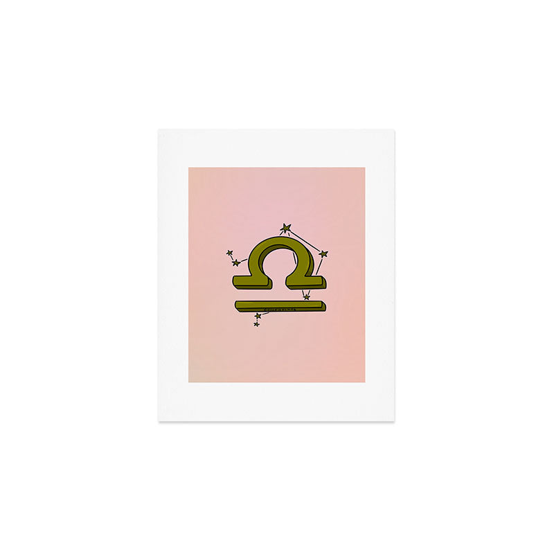 Libra Symbol Art Print Gallery Image 1