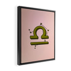 Libra Symbol Framed Canvas Print Gallery Image 2